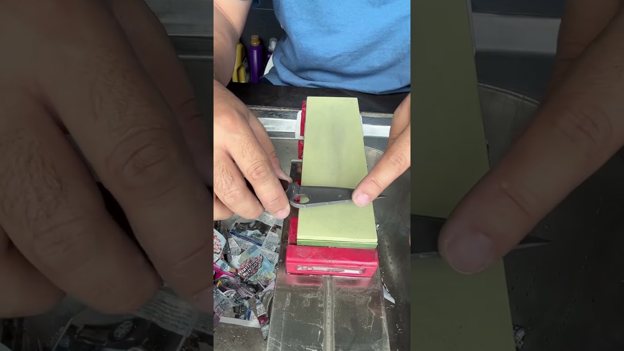 Sharpening Spyderco S110V | Cheefarcut 400-Grit Sintered Diamond Stone