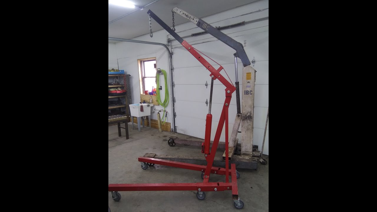 @OTCTOOLGUY Engine hoist Cherry picker VS Harbor Freight