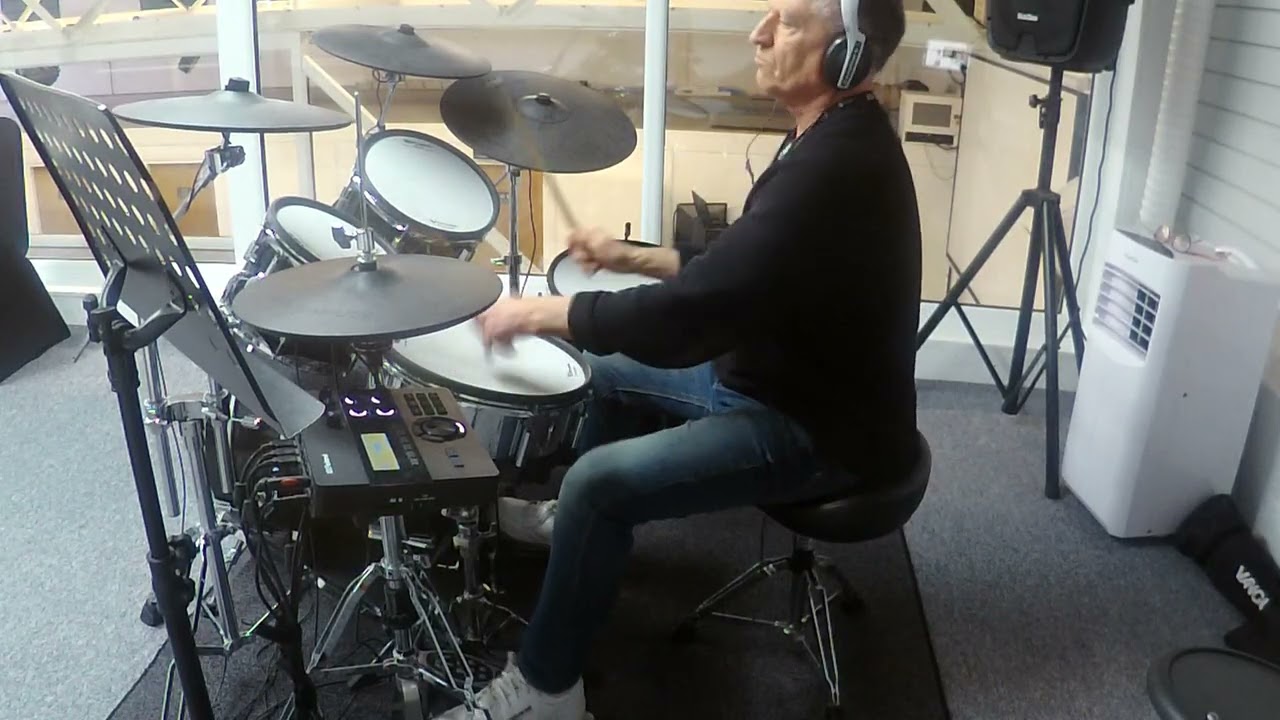 Christopher Cross 'Sailing' drums and then home studio backing track for Piano solo.
