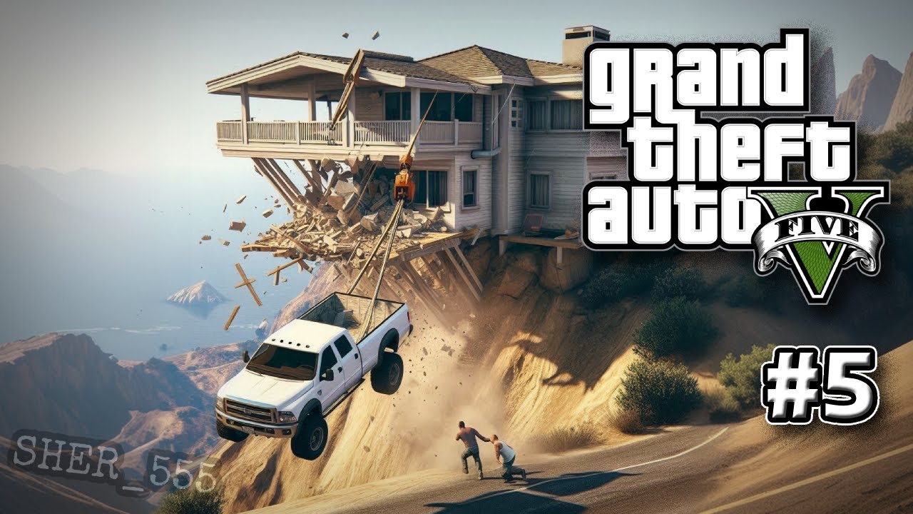 GTA V #5 (RusDub) ► Qoyadagi Villani BUZDIK | MAFIA uyimizga keldi ► O'zbekcha Let's PLAY #gta