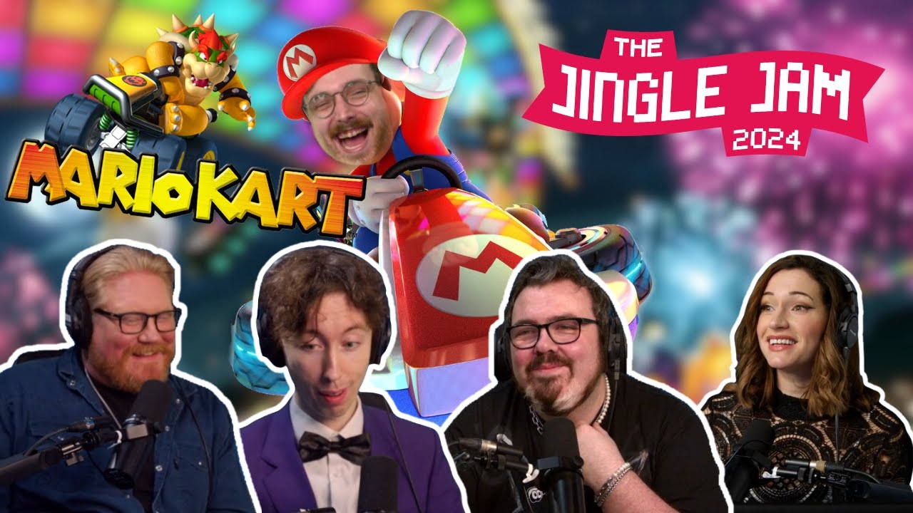 День 6 | Mario Kart CHAOS с Zylus, RTGame, Ravs, Lyds и другими! | Jingle Jam 2024
