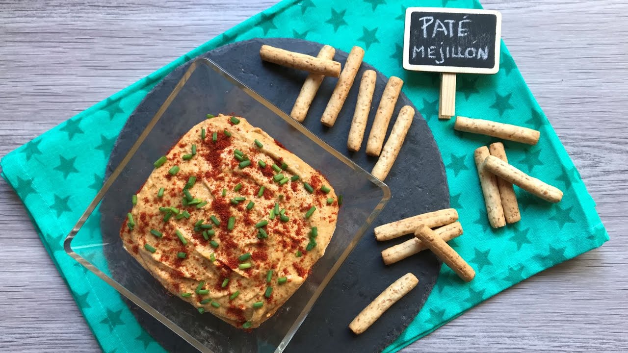 PATÉ DE MEJILLONES EN ESCABECHE ¡Aperitivo en 3 minutos!