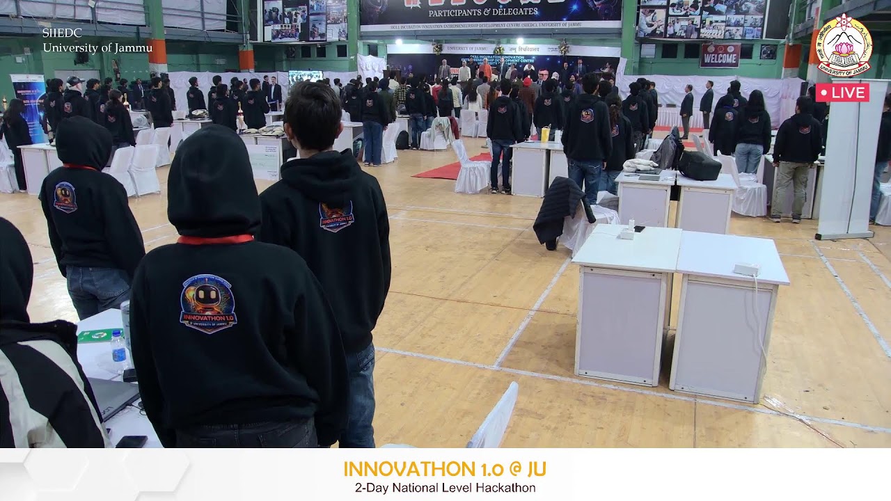 INNOVATHON 1.0 @ JU | SIIEDC | LIVE