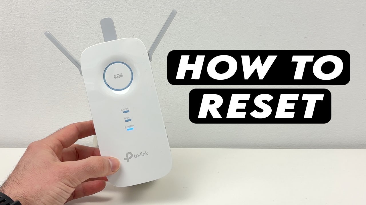 How to Reset Your TP-Link WiFi Range Extender