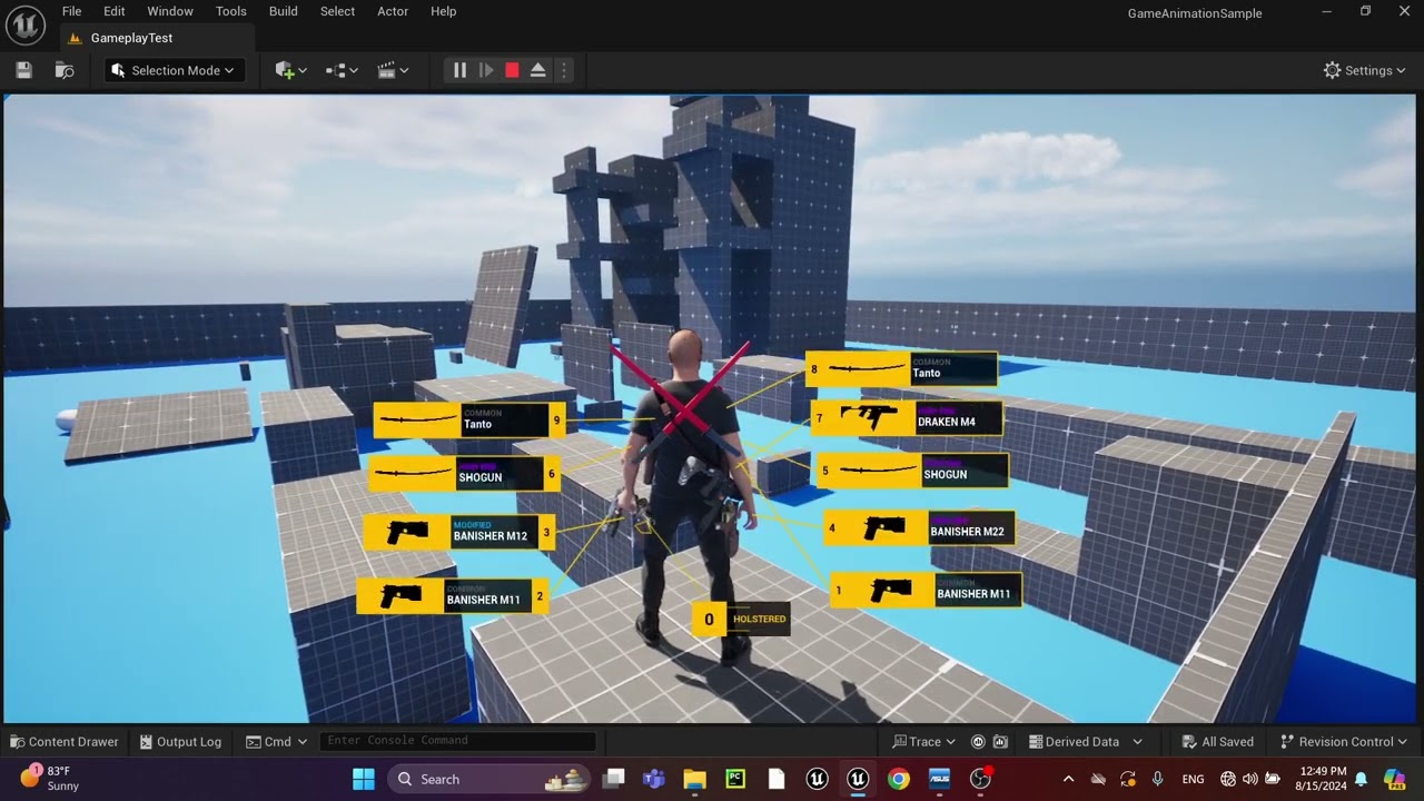 probably one of the coolest projects done with Game Animation sample in Unreal engine 5.4 GASP + IK