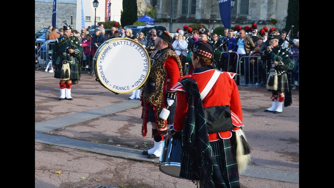 The little Drummer Boy L'enfant  au Tambour Somme Battlefield Pipe Band Pierre Lenoble report