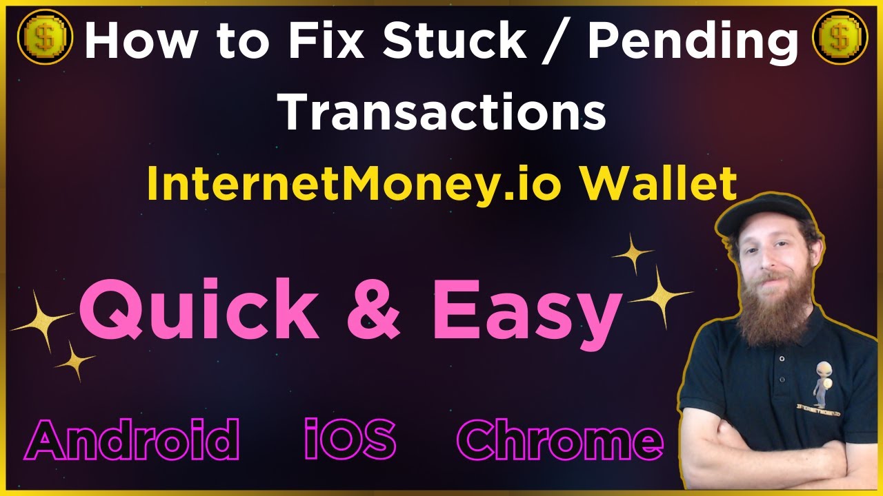 Internet Money Wallet - How To Fix Stuck Transactions