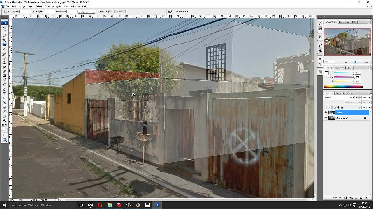 Aula Sketchup - Adicionando entorno no modelo de Sketchup (Marca Dagua)