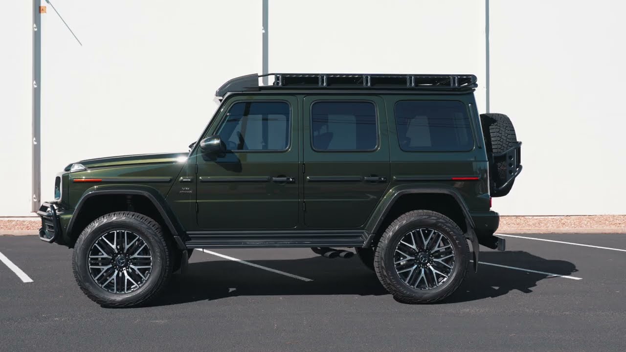 Mercedes 4x4 Squared Cold Start and Driving