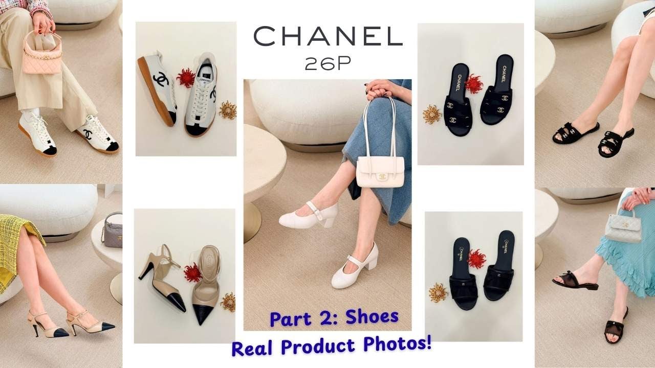 Chanel 26P Preview - Part 2: Shoes Spring Summer 2026 Fashion Denim Flats, Sandals, Mary Jane
