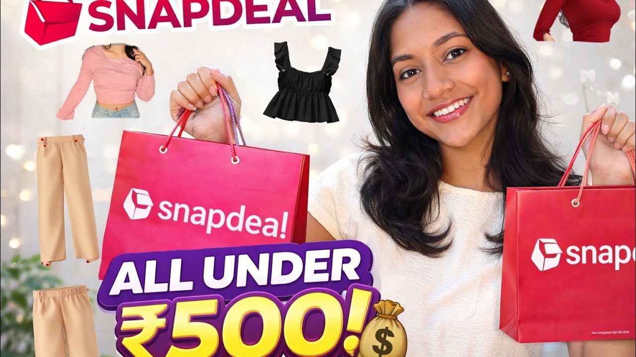 SNAPDEAL HAUL 🛍️ | Trendy Clothes Under ₹500 😱 Budget Try-On Haul India | Summer Fits