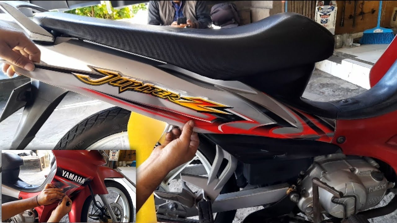 Cara Memasang Striping Motor||Jupiter Z