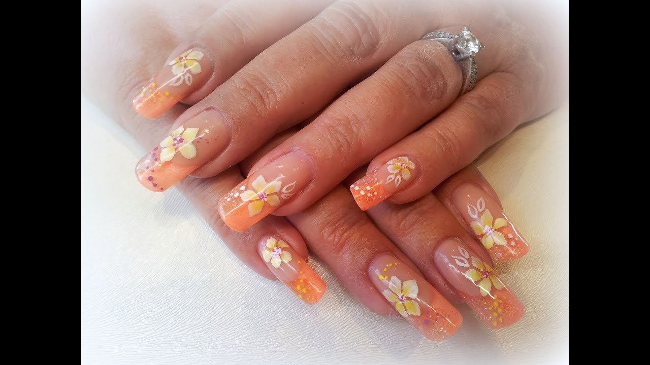 How to- acrylic nails-step by step- summertime