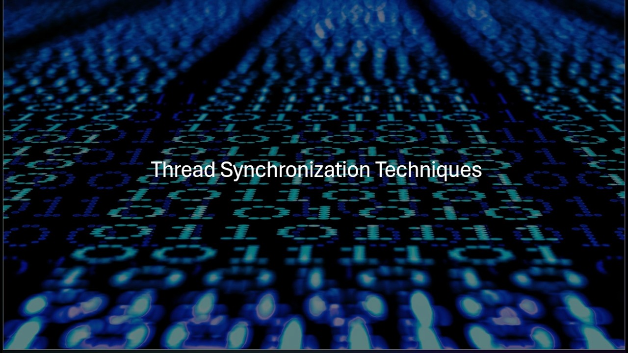 Thread Synchronization