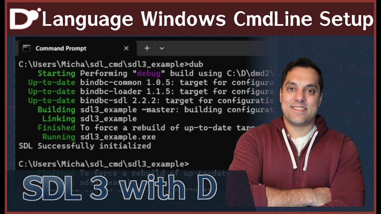 D Game programming with SDL - DMD and Windows and VSCode Setup [Episode 2.6]