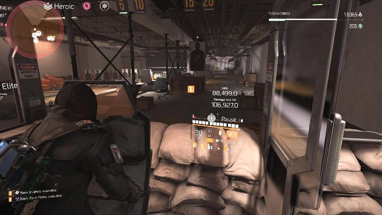 Division 2/PVE/Tempest Pistol Damage Glitch Stacks