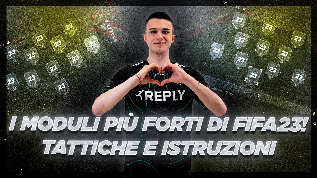 I MODULI MIGLIORI DI FIFA23! COME E QUANDO USARE LE TATTICHE E ISTRUZIONI | ELITE DIVISION TOP200