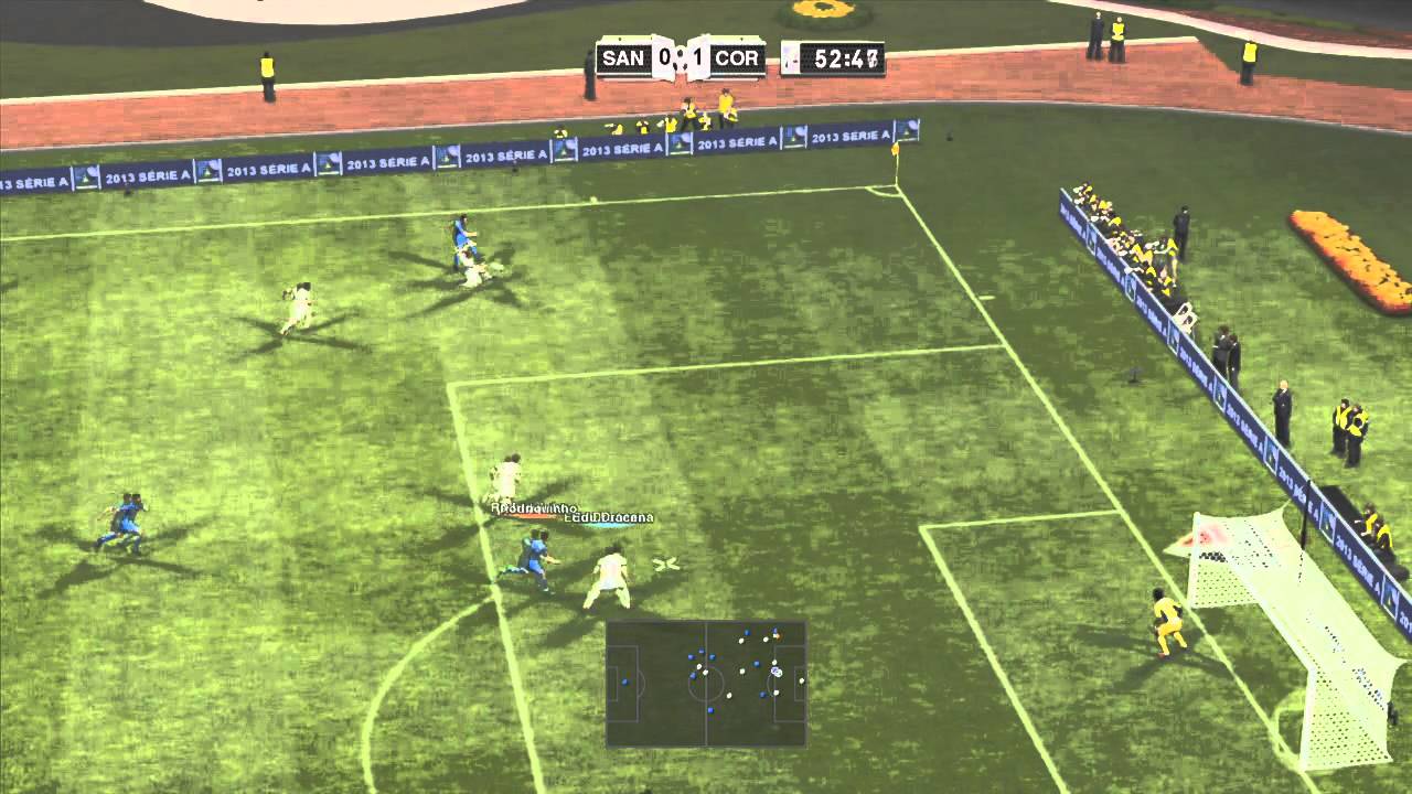 BOMBA PATCH 4 XBOX 360 GAMEPLAY PART 3 SANTOS Vs CORINTHIANS MAIS ESTADIOS BRASILEIROS