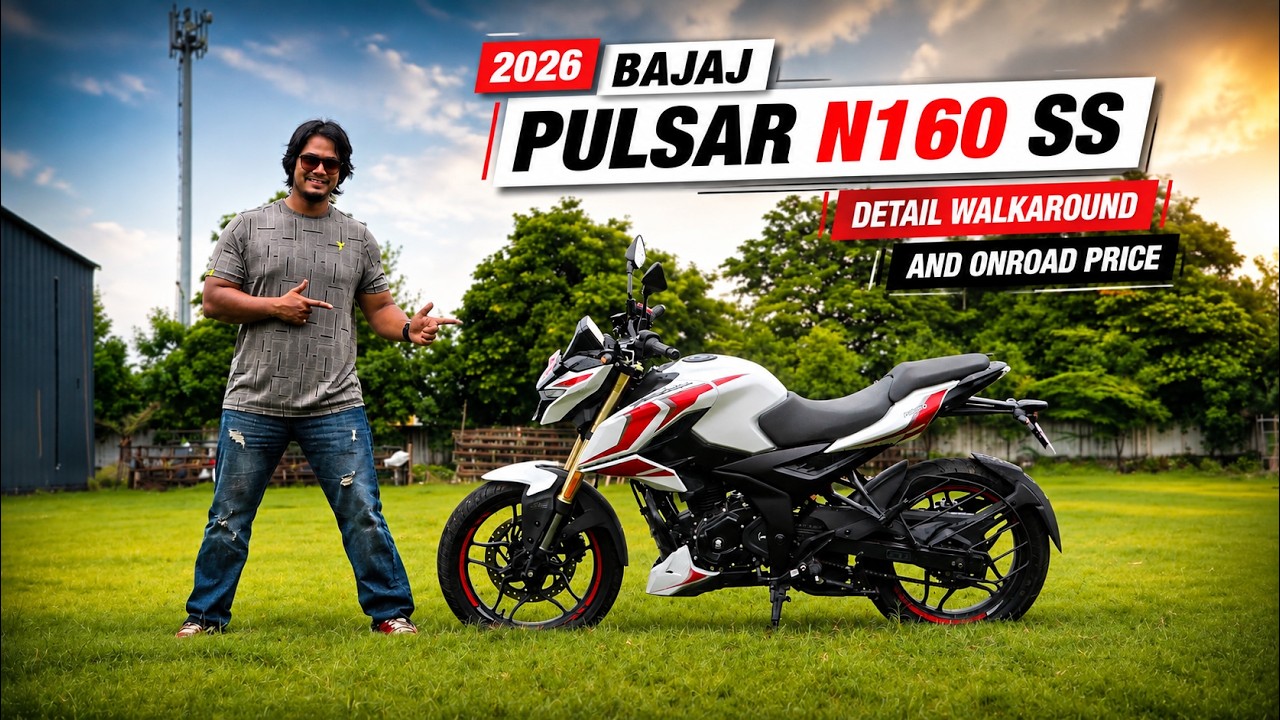2026 BAJAJ PULSAR N160 SS 🔥 Full Walkaround, New Features & ON-ROAD PRICE | Is It Worth Buying?