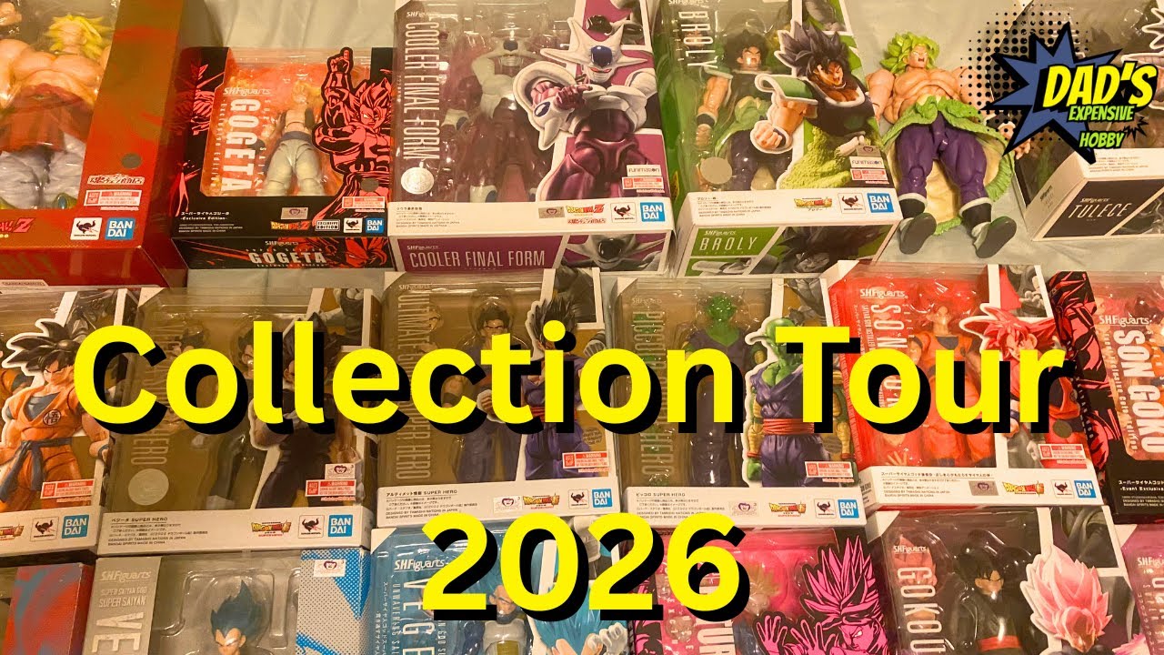 Вся моя коллекция Dragon Ball по состоянию на январь 2026 года...