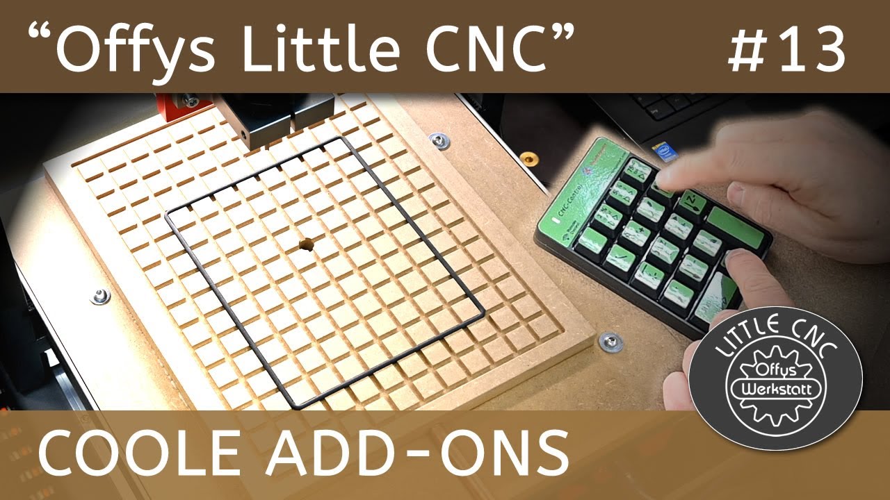 „Offys Little CNC“ - Vakuumplatte fast umsonst 😲, CNC-Handradersatz u. Proxxon Fräsmotor IBS/E