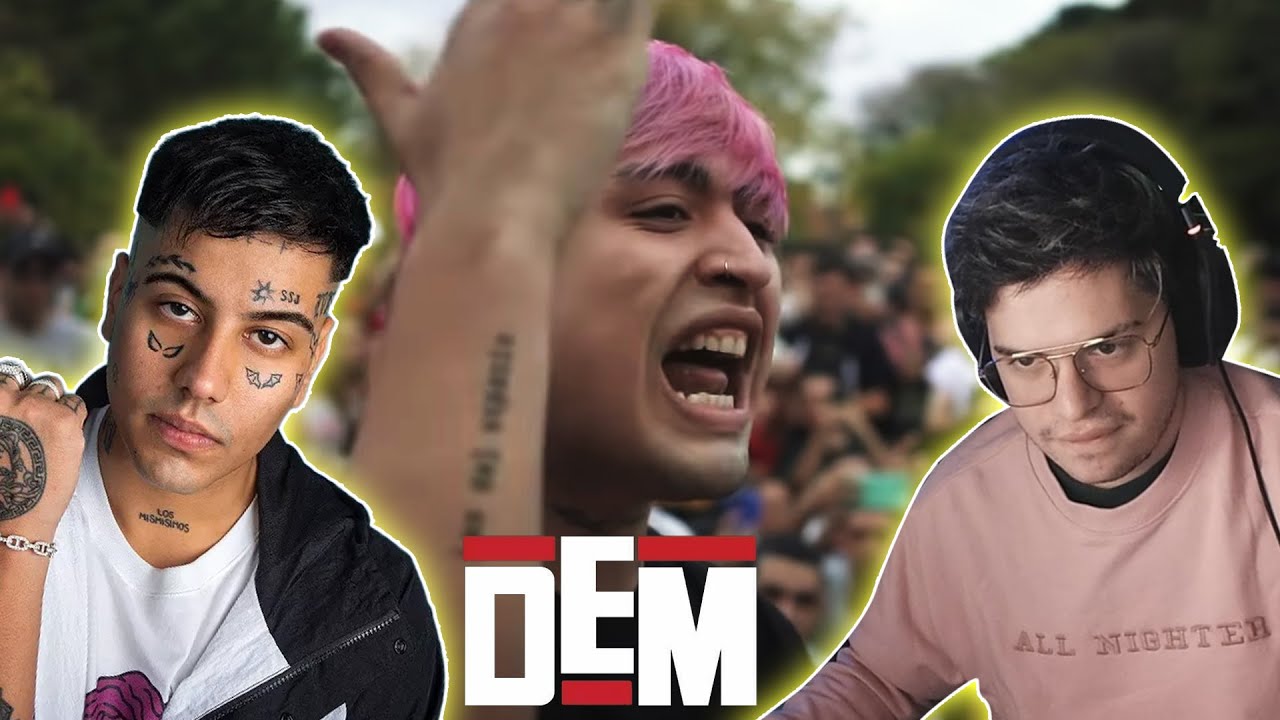 EL DEMENTE Y DUKI REACCIONAN A BATALLAS DE FREESTYLE #1