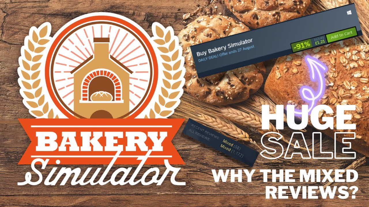 Does this game deserve the mixed reviews? #BakerySimulator