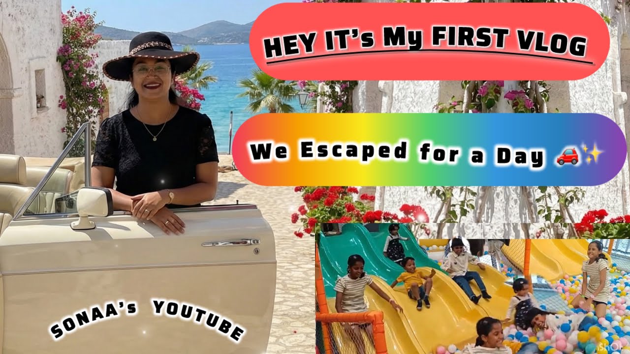 My First Vlog | We Escaped For A Day 🚙✨