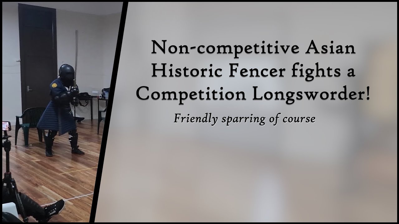 I Fought a Competition Longsword Fencer! Jedok Geom vs Longsword