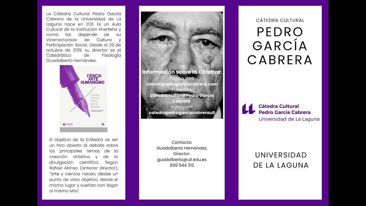 Cátedra Cultural «Pedro García Cabrera» - Un sexenio de la cátedra