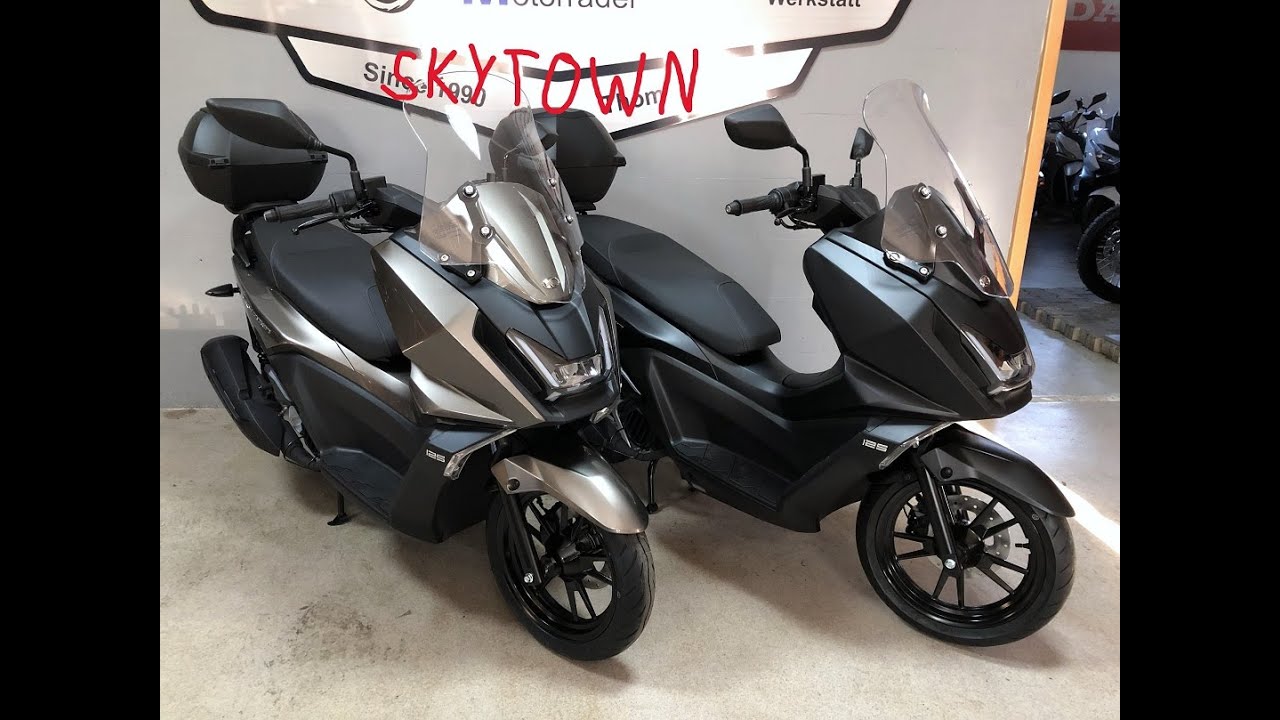 Kymco Skytown 125 - NEUER Gegner zum Yamaha N-Max und Honda PCX - Vergleich der technischen Details