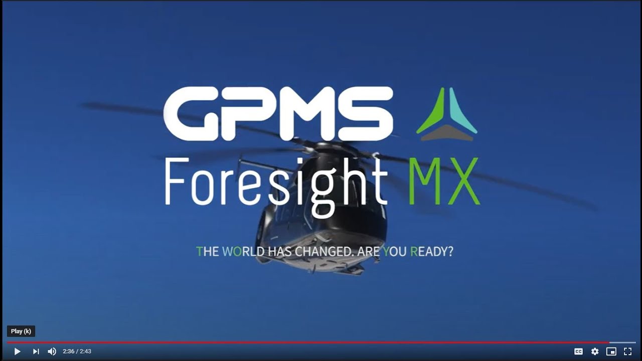 GPMS Foresight MX Helicopter Health Monitoring