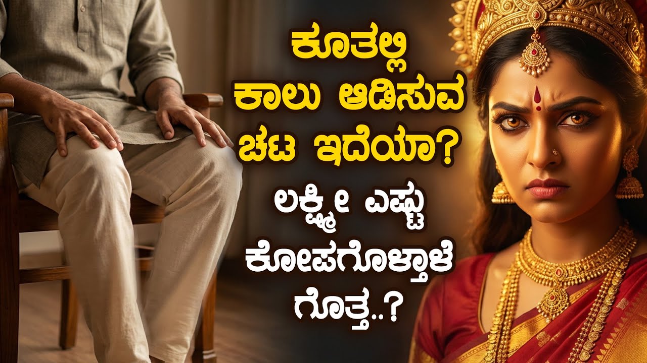 ಕೂತಲ್ಲೇ ಕಾಲು ಸದಾ ಅಲ್ಲಾಡಿಸೋ ಚಟ ಇರುತ್ತೆ ಇವರಿಗೆ ಎಂತೆಂಥ ಕಷ್ಟ ಬರುತ್ತೆ ಗೊತ್ತ? habit of shaking their legs