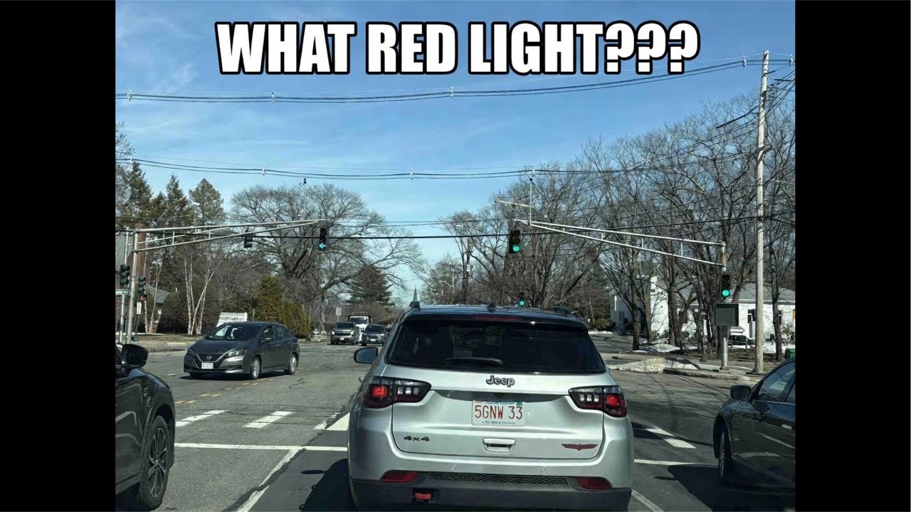 Drivers in MA Don’t care about traffic lights