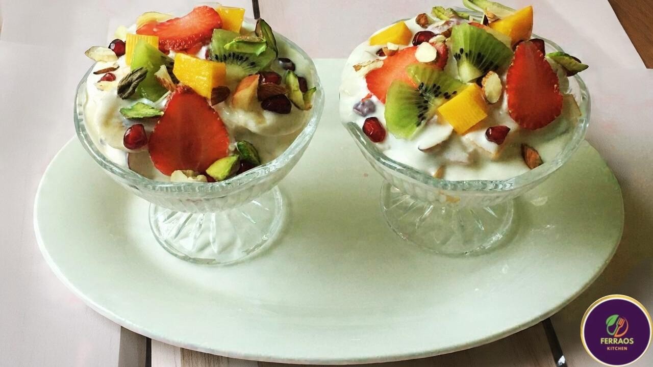 Fruit Cream Dessert | Ramadan Special | Fireless Cooking Dessert | Iftar Recipe