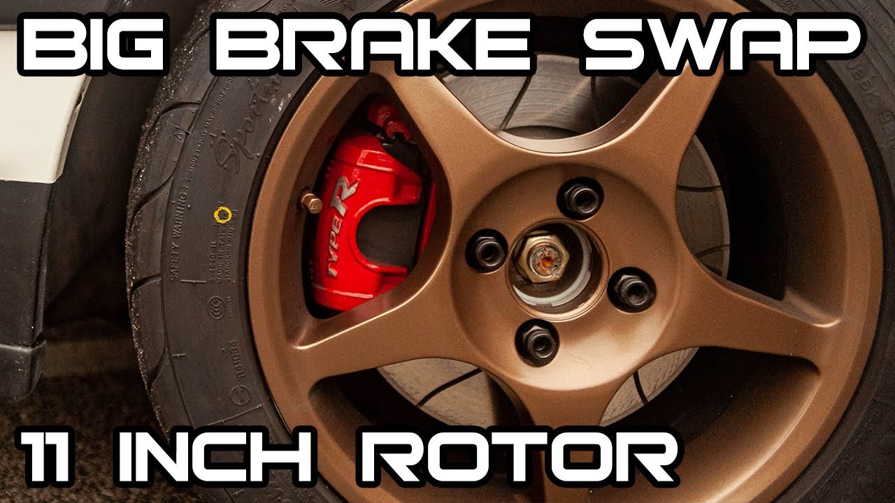 EP3 Caliper, 11 Inch Brake Upgrade for 1990 CRX