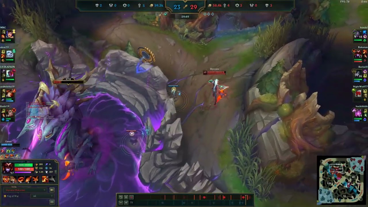 CRIT SHYVANA S16 BARON STEAL AND QUADRA