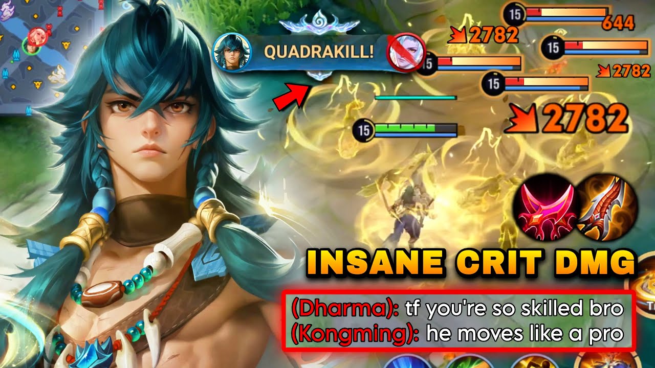 QUADRAKILL! TOP 1 CHANO INSANE CRIT DAMAGE IS OVERPOWERED IN FARM LANE! | CHANO BUILD & ARCANA