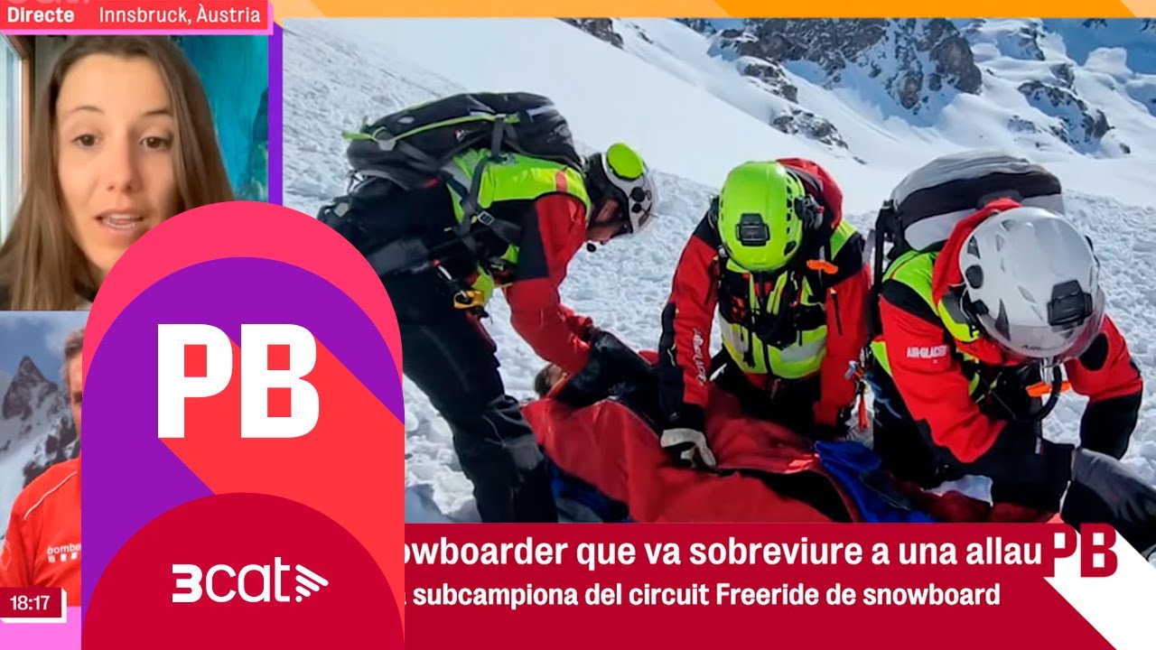 Núria Castán, supervivent d'una allau: 