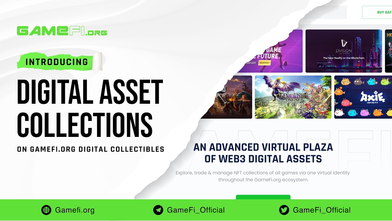 GameFi.org Digital Collectibles: The Marketplace Of GameFi.org