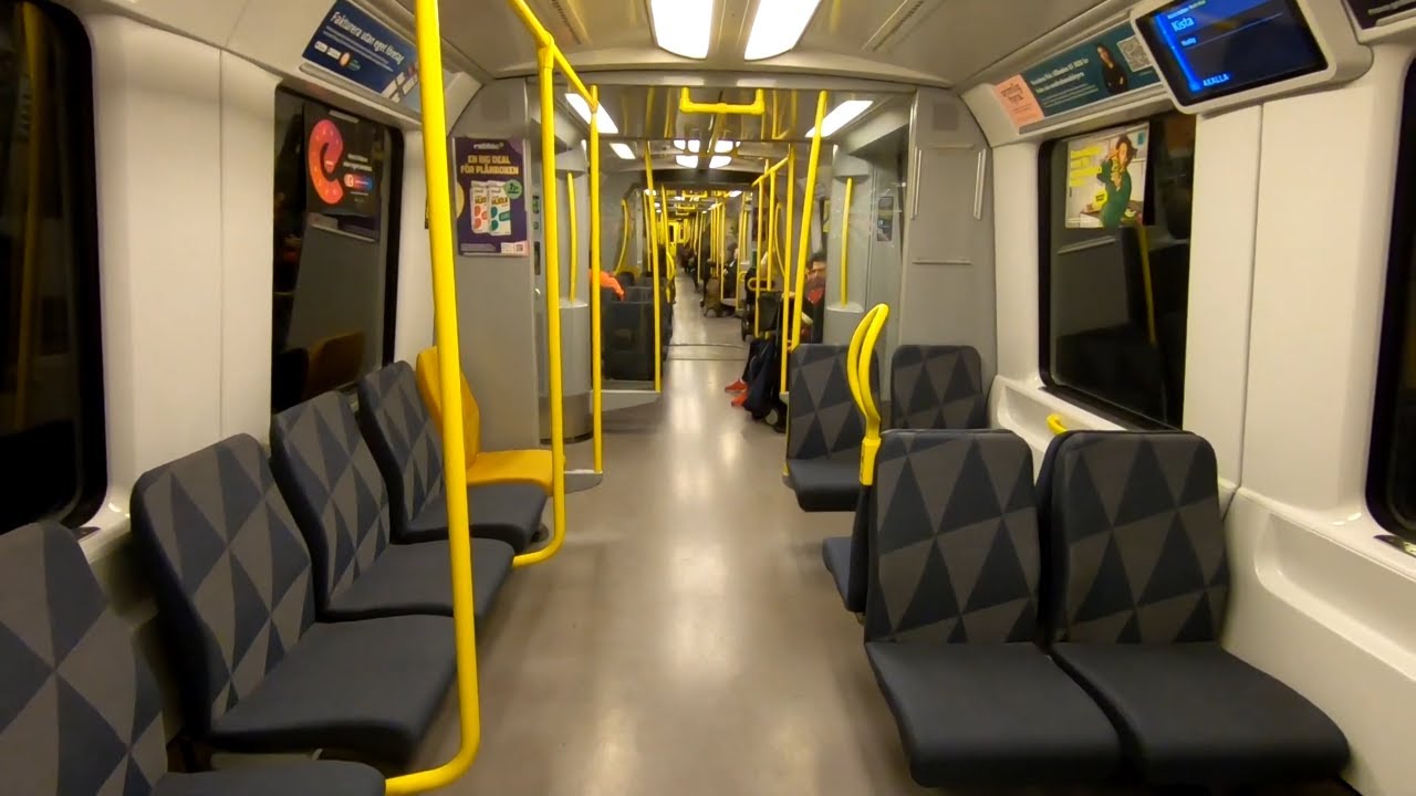 Stockholm Metro Ride - Solna Centrum to Akalla | Sweden | 21/04/24