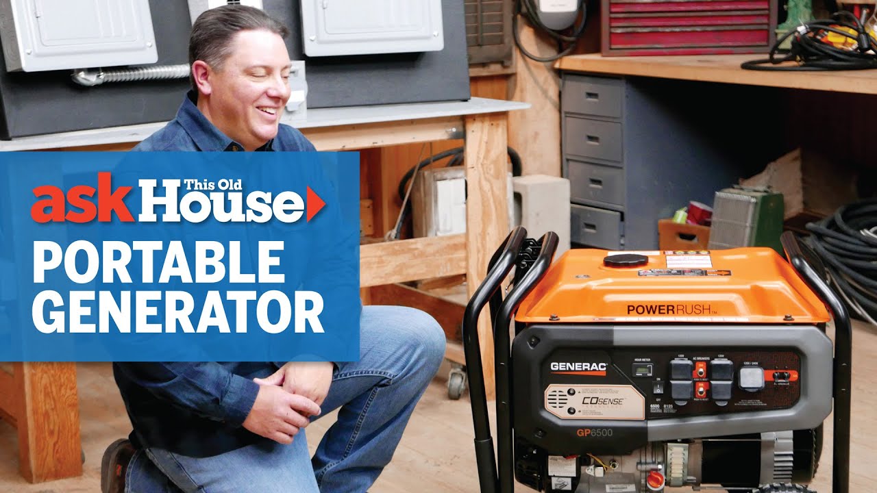 Как подключить портативный генератор | Ask This Old House