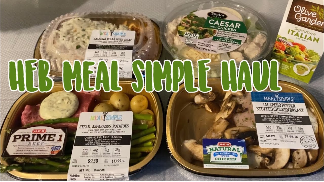 HEB Meal Simple Haul | May 7, 2021