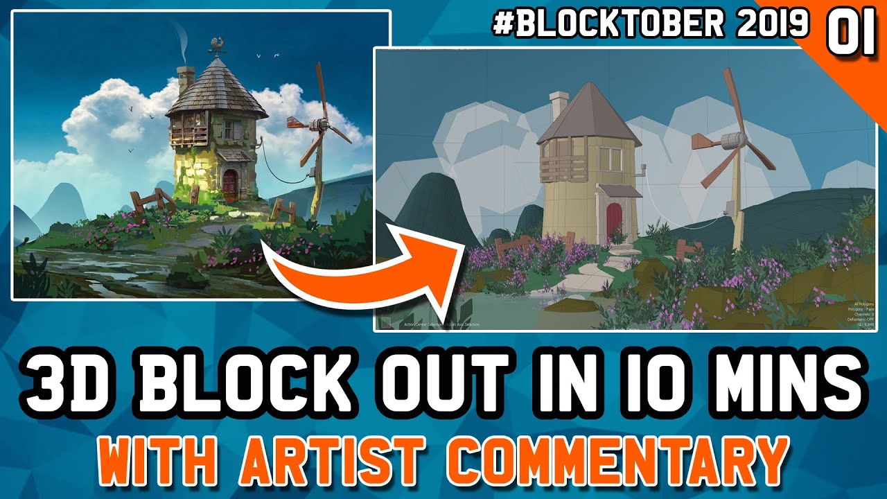 #Blocktober 2019 - Blockout 01 with Artist Commentary