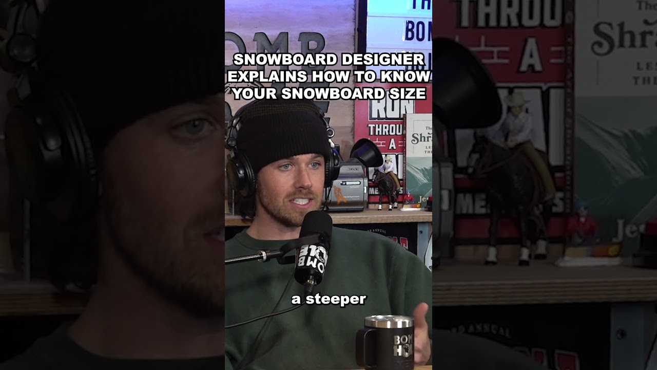Sizing your snowboard (featuring board engineer J-Stone) | #TheBombHole
