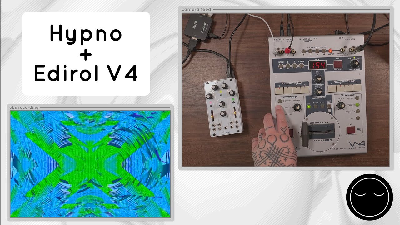 Expanding your Hypno With a Video Mixer (Edirol V4) (Hypno is DISCONTINUED, New V2 Model Out Now!)