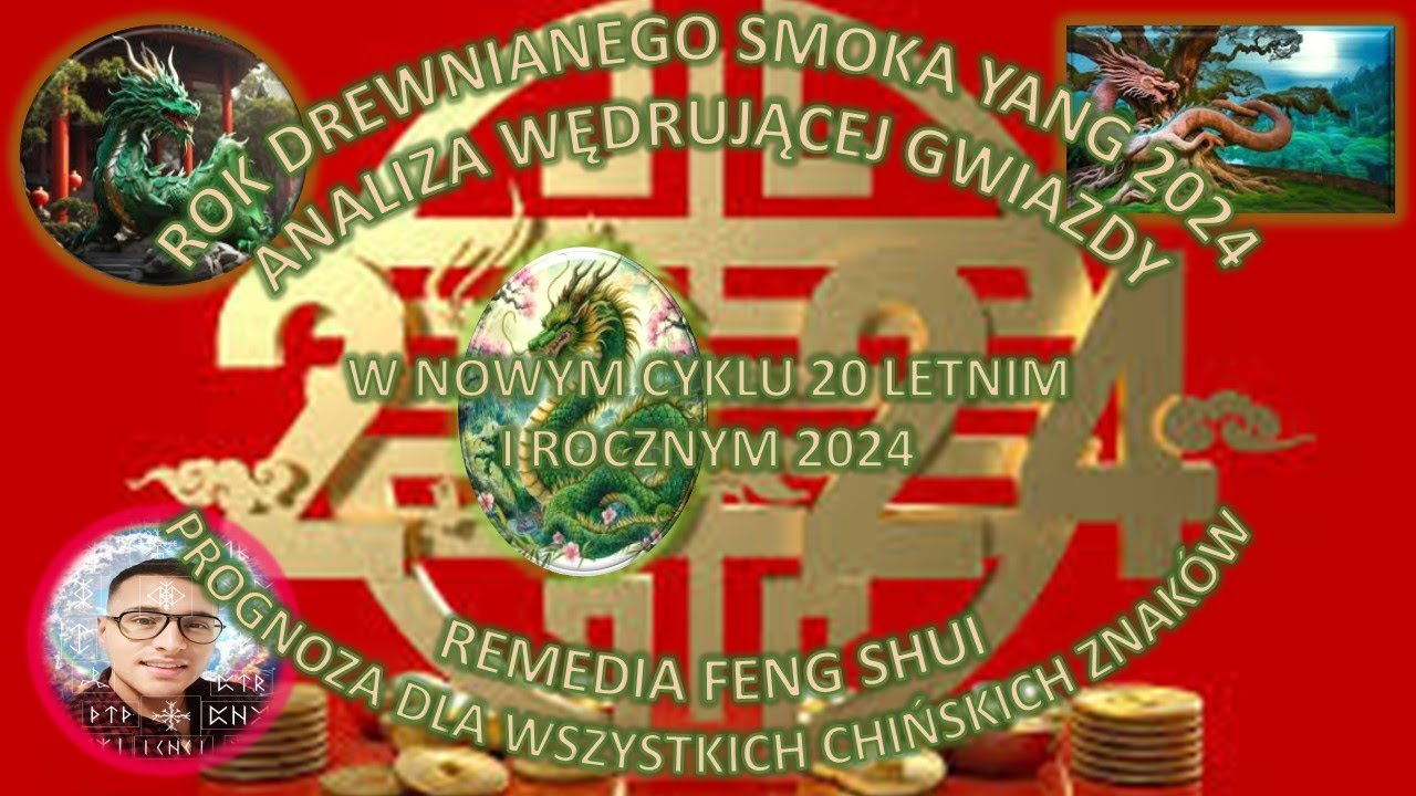NOWY ROK CHIŃSKI DREWNIANEGO SMOKA🐉 YANG 2024 - PROGNOZA CAŁY ZODIAK🐭🐂🐯🐰🐲🐍🐴🐑🐑🐒🐒🐓🐕🐖 - CZĘŚĆ 2 Z 2©