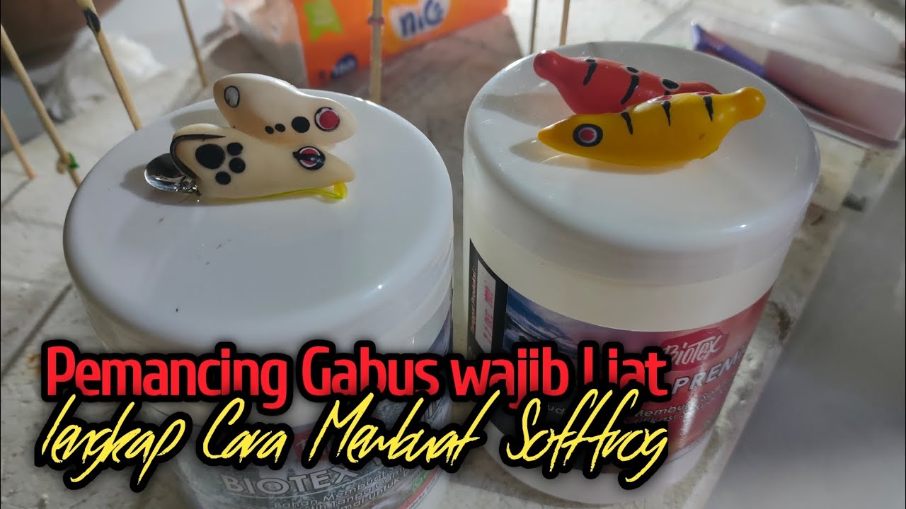 Tutorial Cara membuat softfrog untuk pemula || Umpan CASTING IKAN GABUS @pea_popor