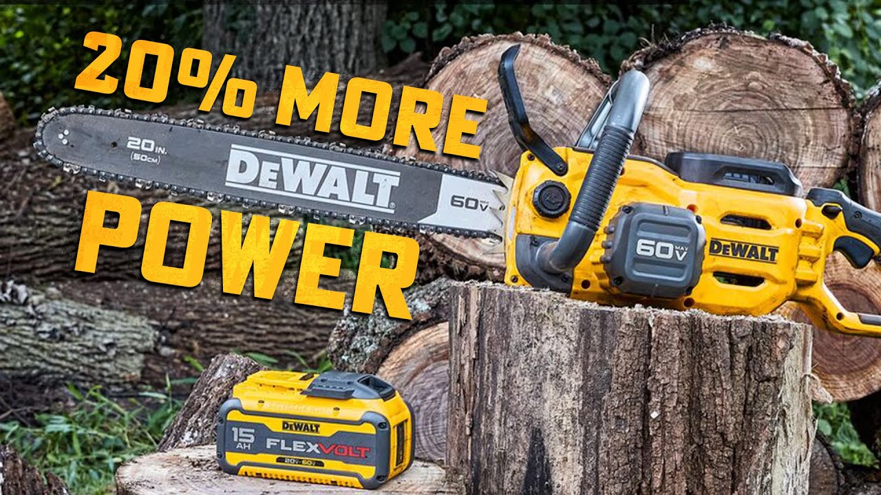 DeWALT's 60v MAX 20