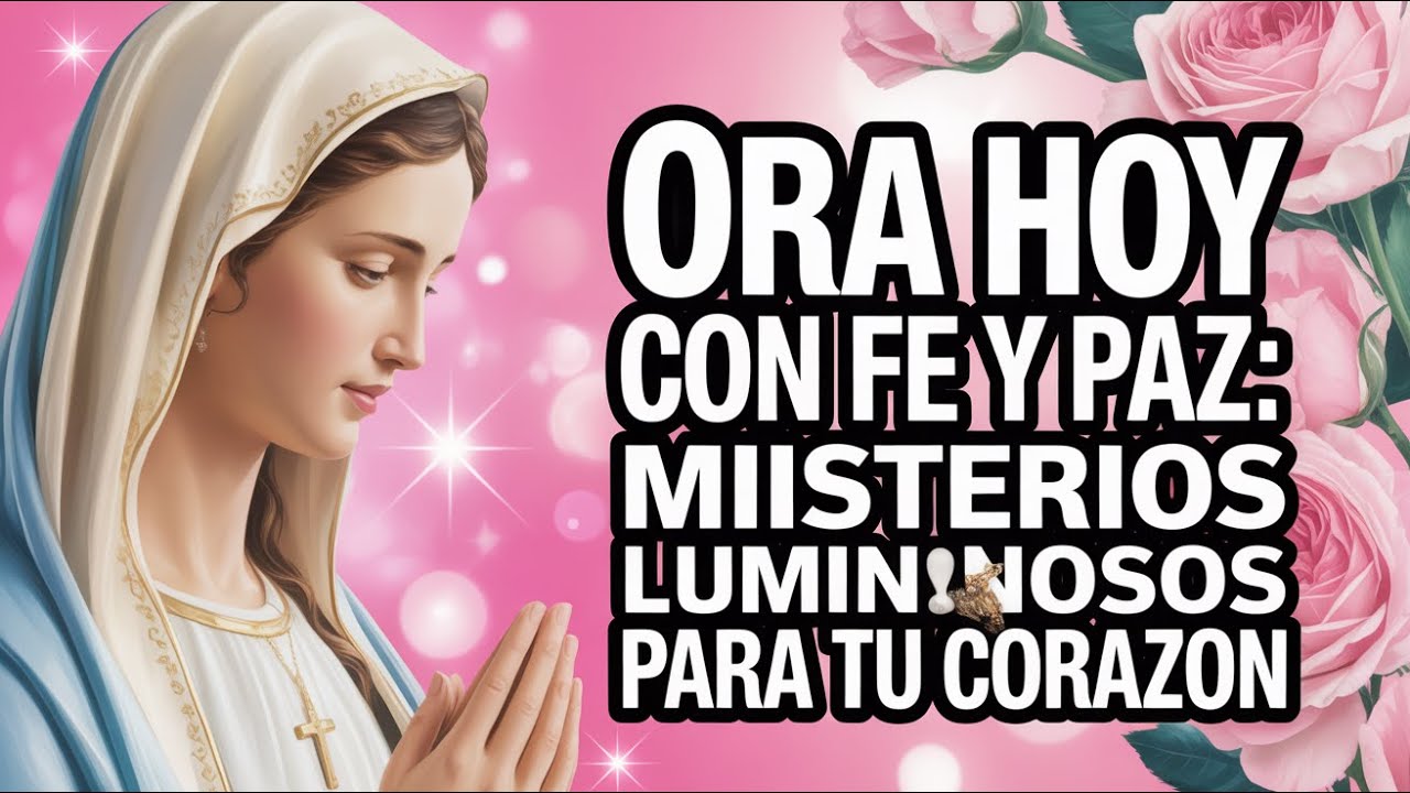 Santo Rosário Corto de hoy Jueves 12 de Marzo 2026 ✨Misterios Luminosos✨ Rosário a la Virgen María